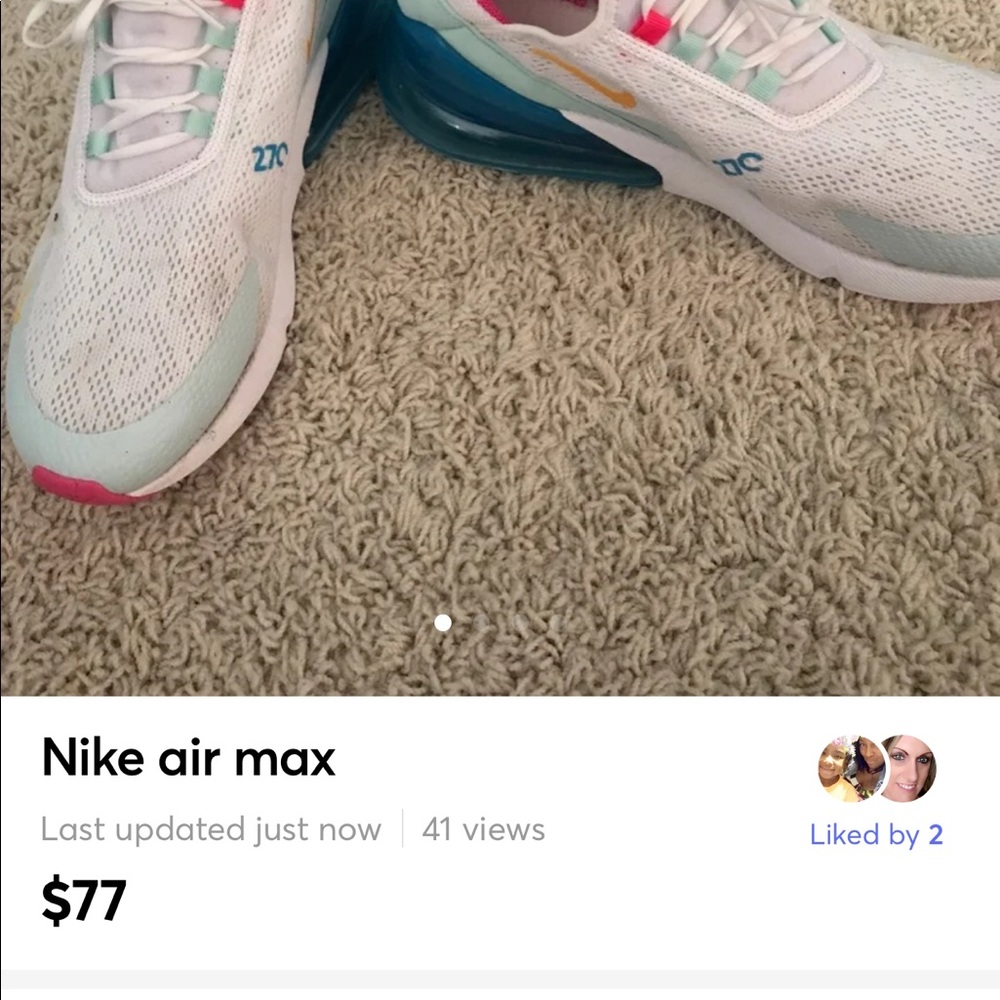 Nike air max 270. See mercarri for lower price.